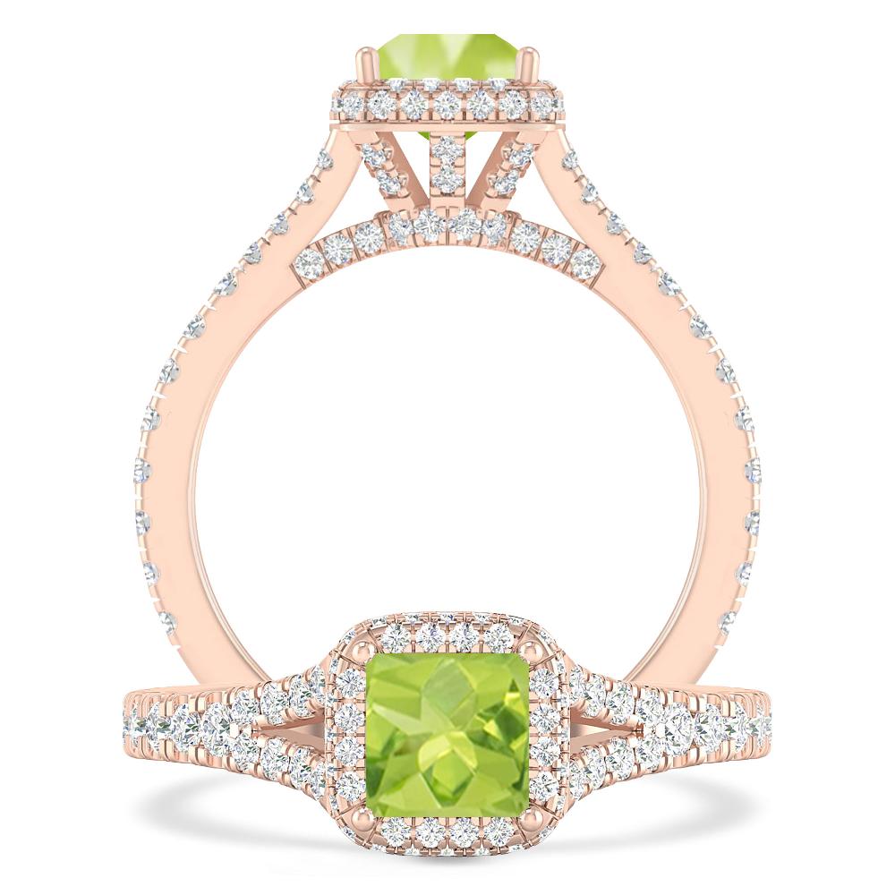 Rose Gold - Peridot