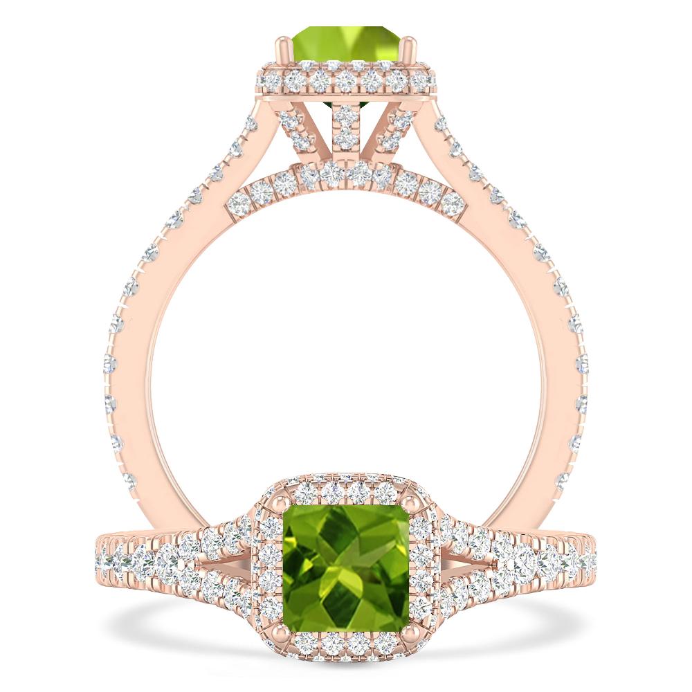 Rose Gold - Peridot