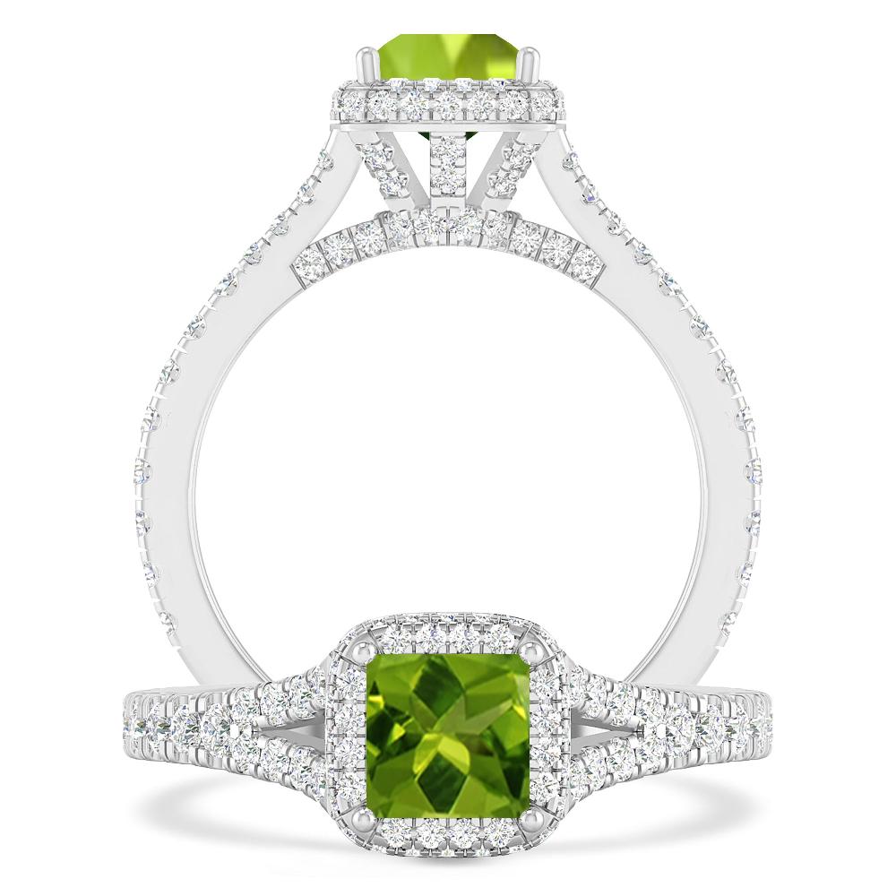 White Gold - Peridot