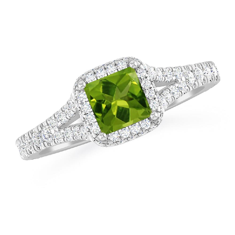 White Gold - Peridot