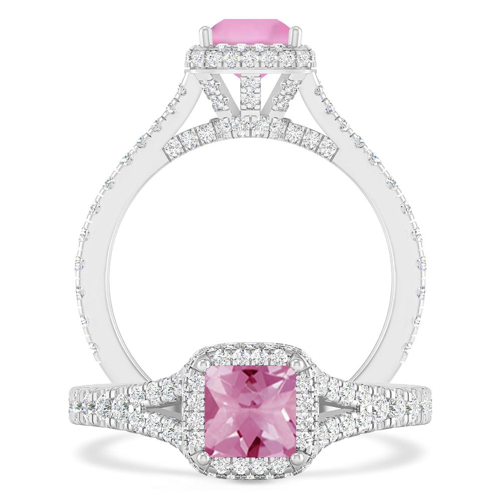 White Gold - Pink Tourmaline