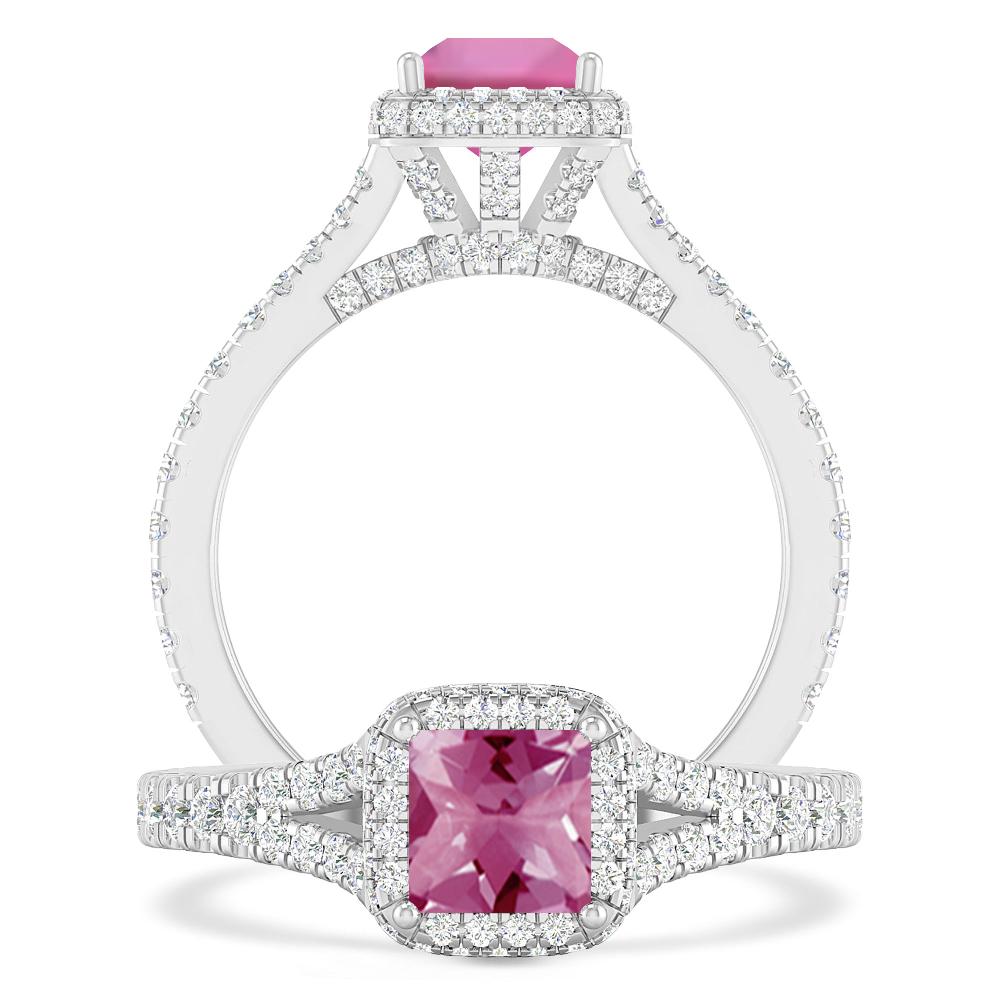 White Gold - Pink Tourmaline