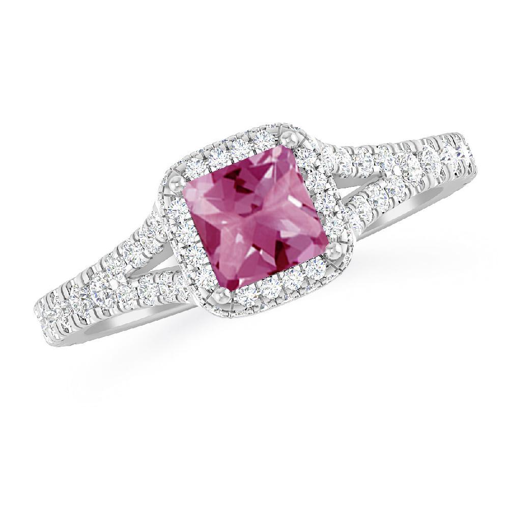 White Gold - Pink Tourmaline