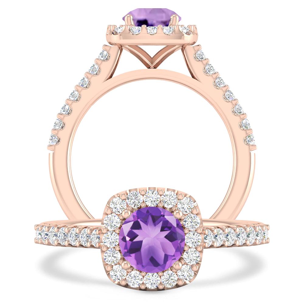 Rose Gold - Amethyst