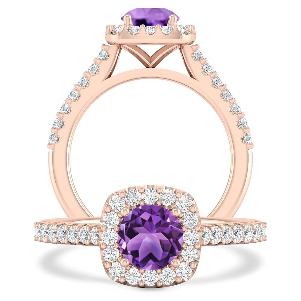 Rose Gold - Amethyst