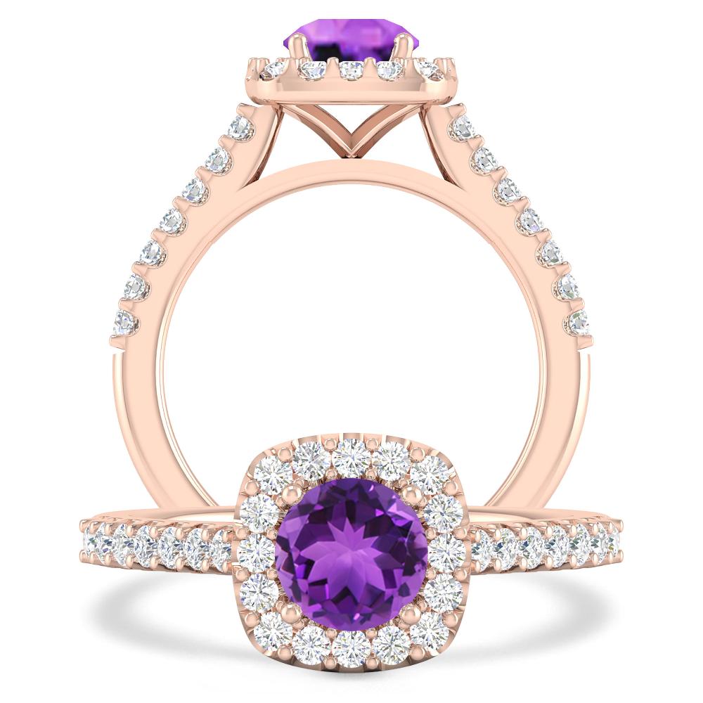 Rose Gold - Amethyst