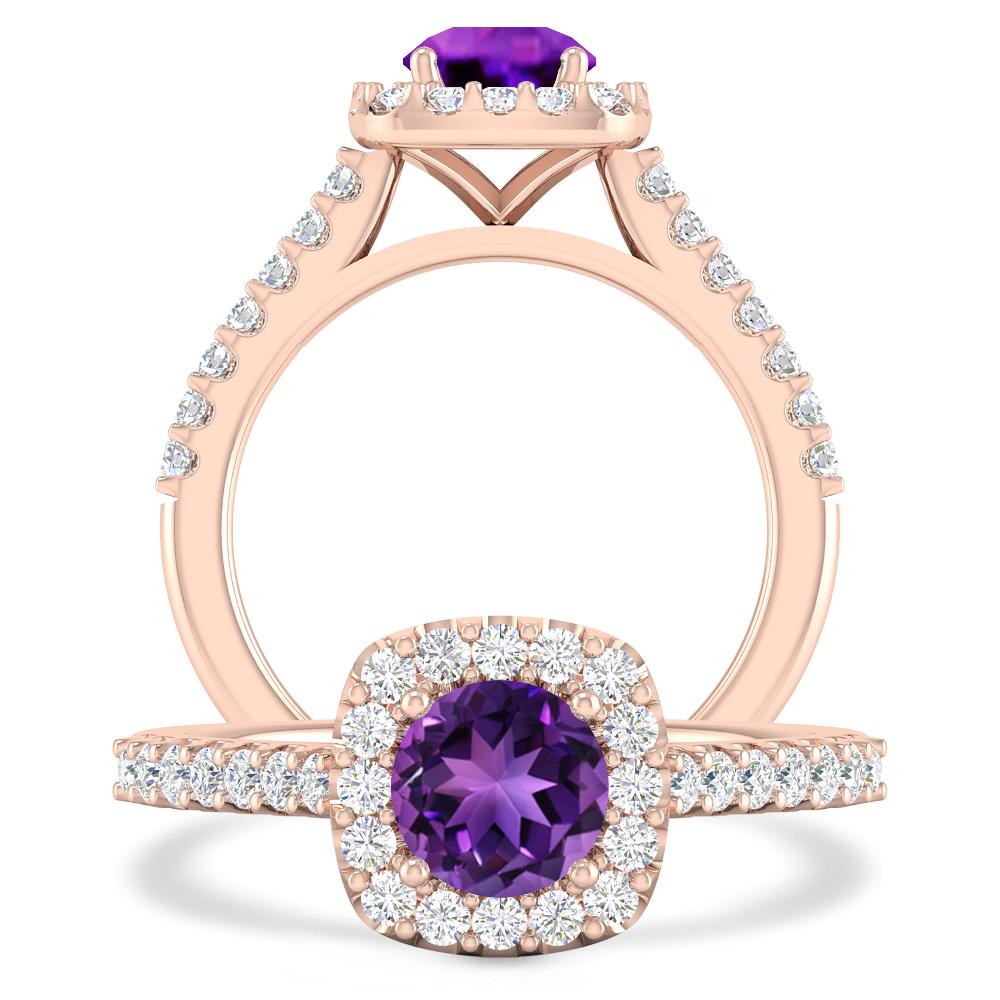 Rose Gold - Amethyst