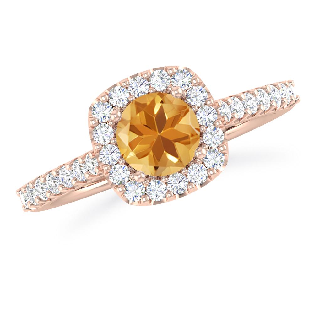 Rose Gold - Citrine