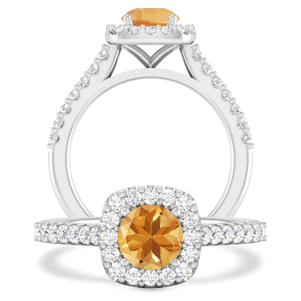 White Gold - Citrine