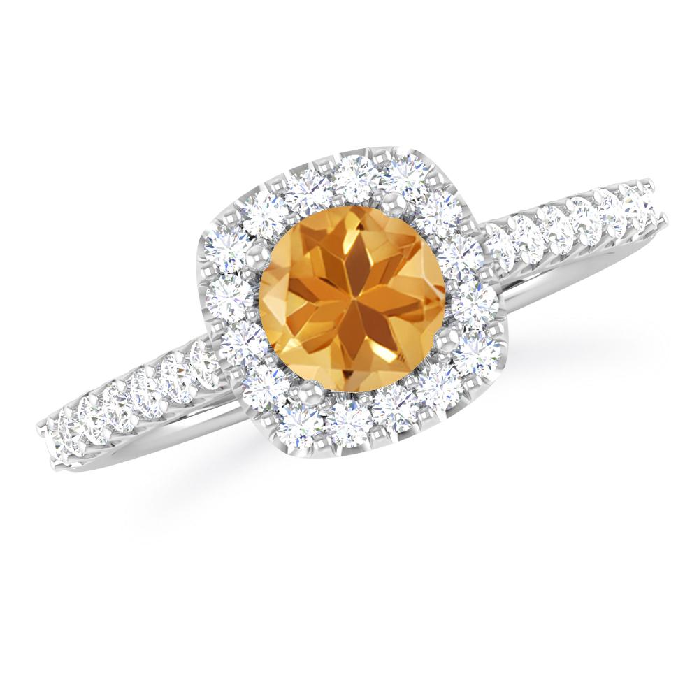 White Gold - Citrine