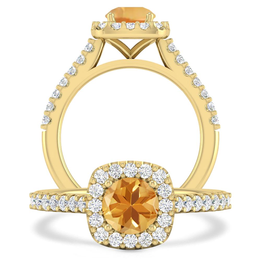 Yellow Gold - Citrine