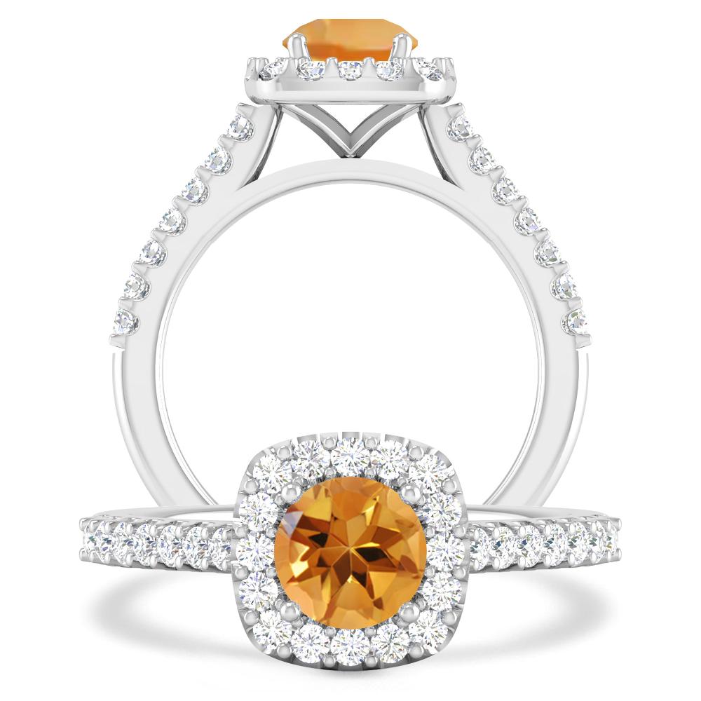 White Gold - Citrine