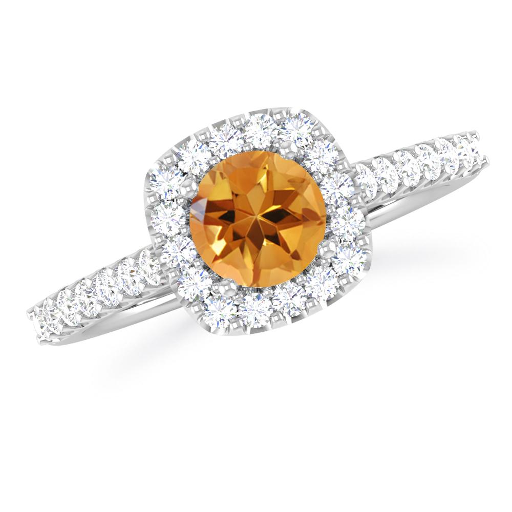 White Gold - Citrine