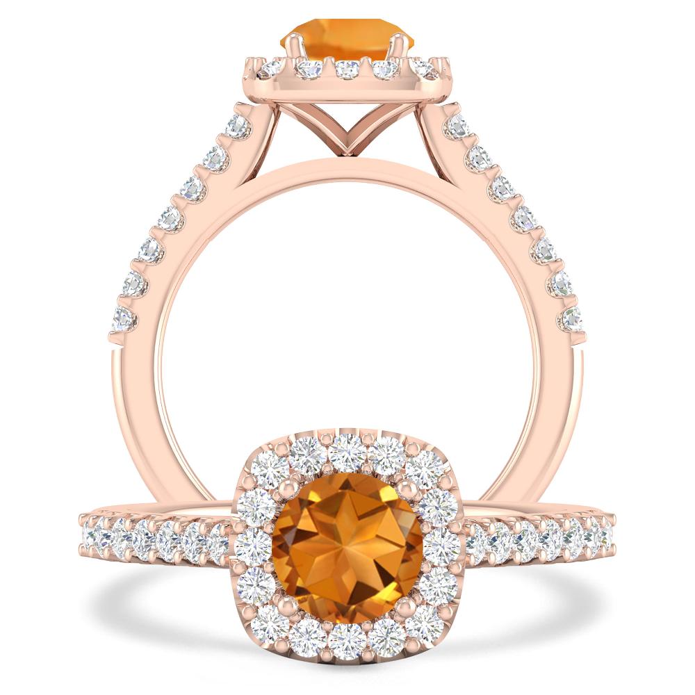 Rose Gold - Citrine