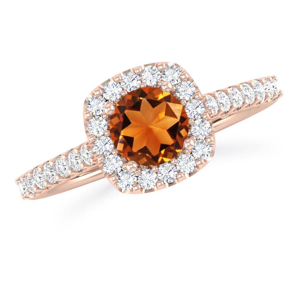 Rose Gold - Citrine