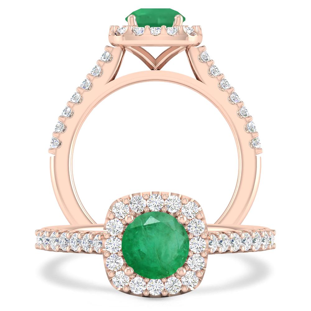 Rose Gold - Emerald