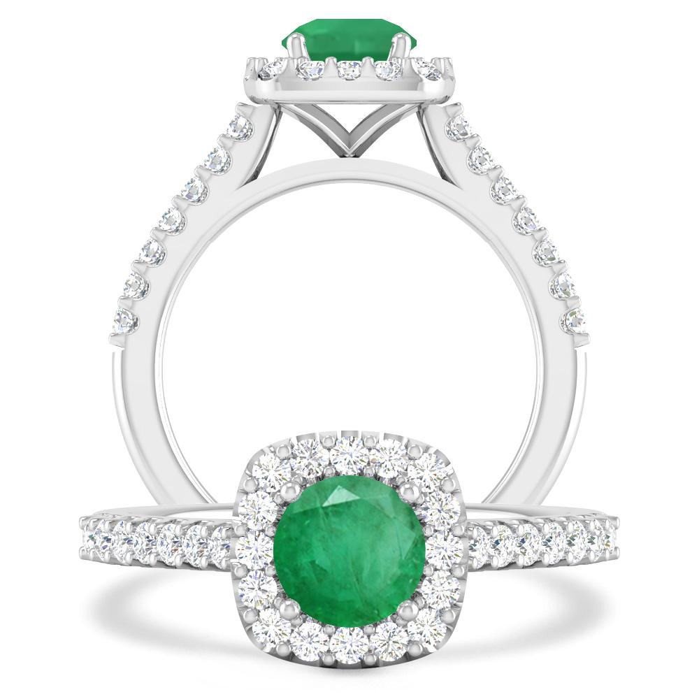 White Gold - Emerald