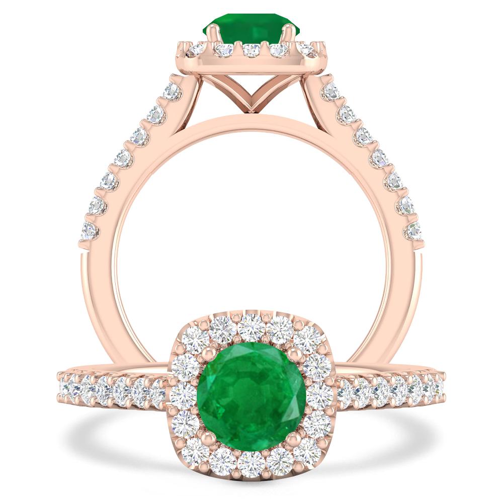 Rose Gold - Emerald