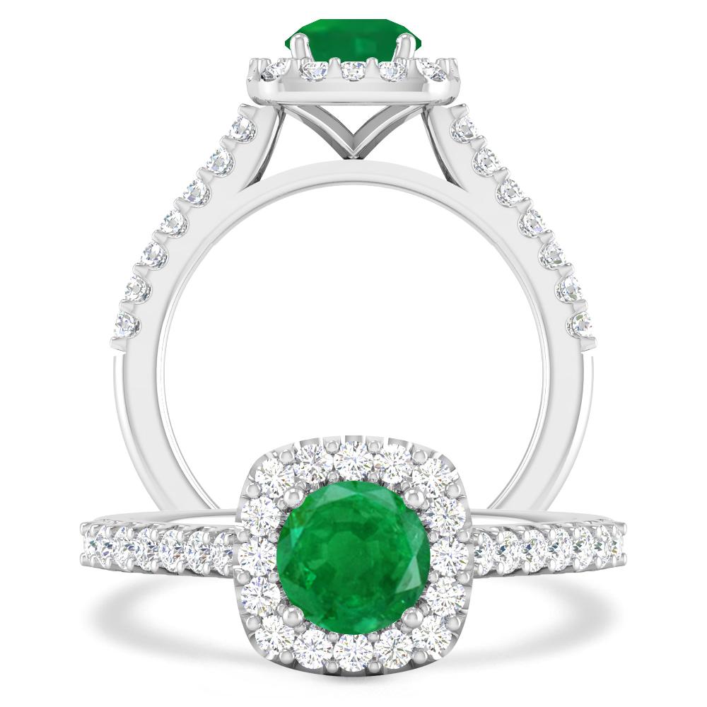 White Gold - Emerald