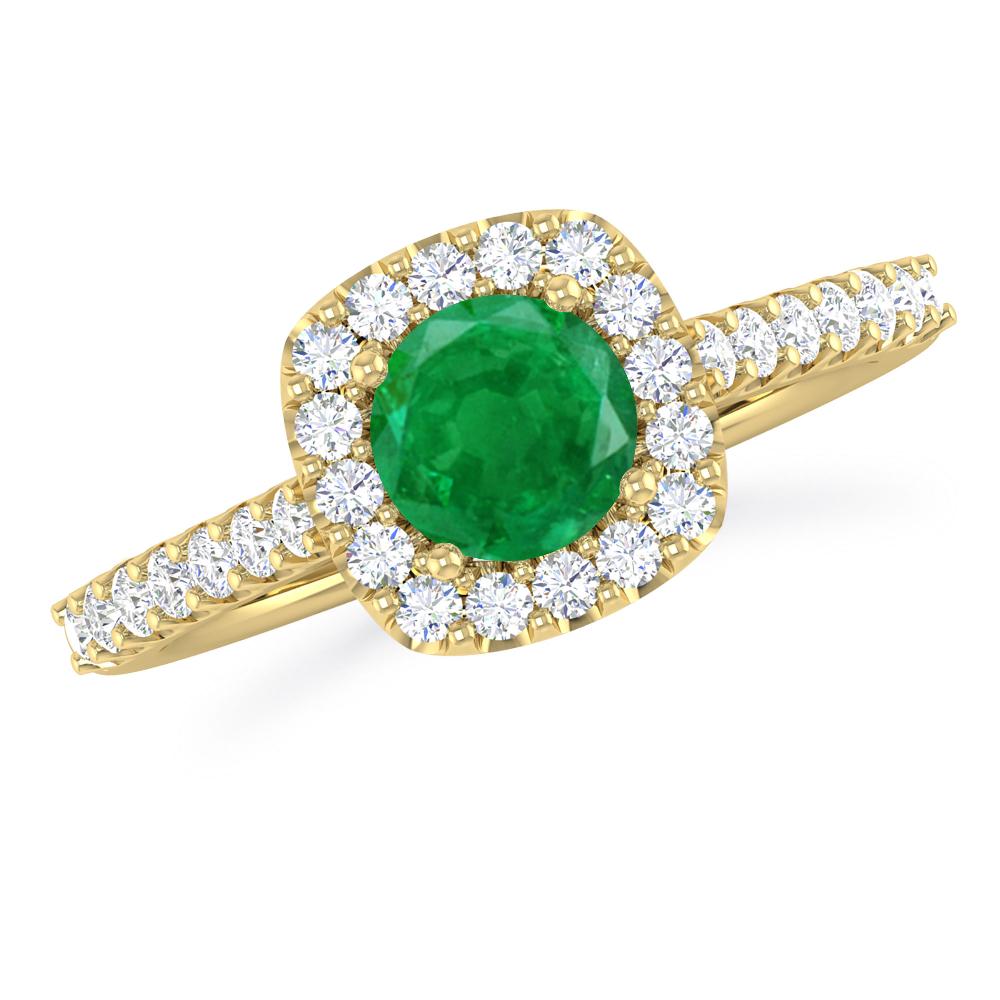 Yellow Gold - Emerald