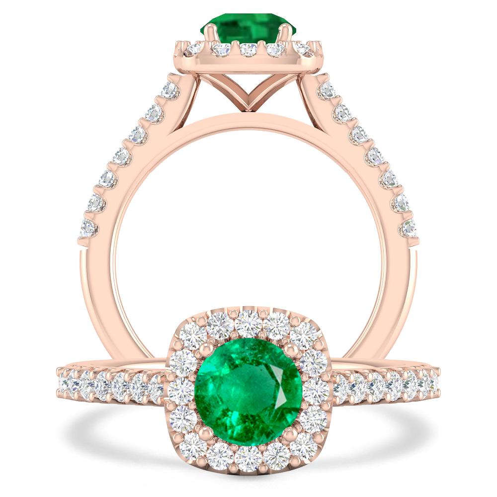 Rose Gold - Emerald