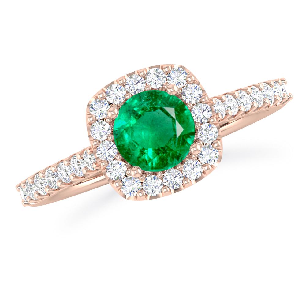 Rose Gold - Emerald