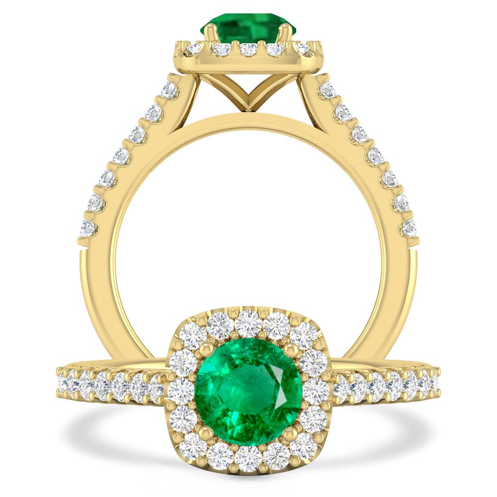 Yellow Gold - Emerald