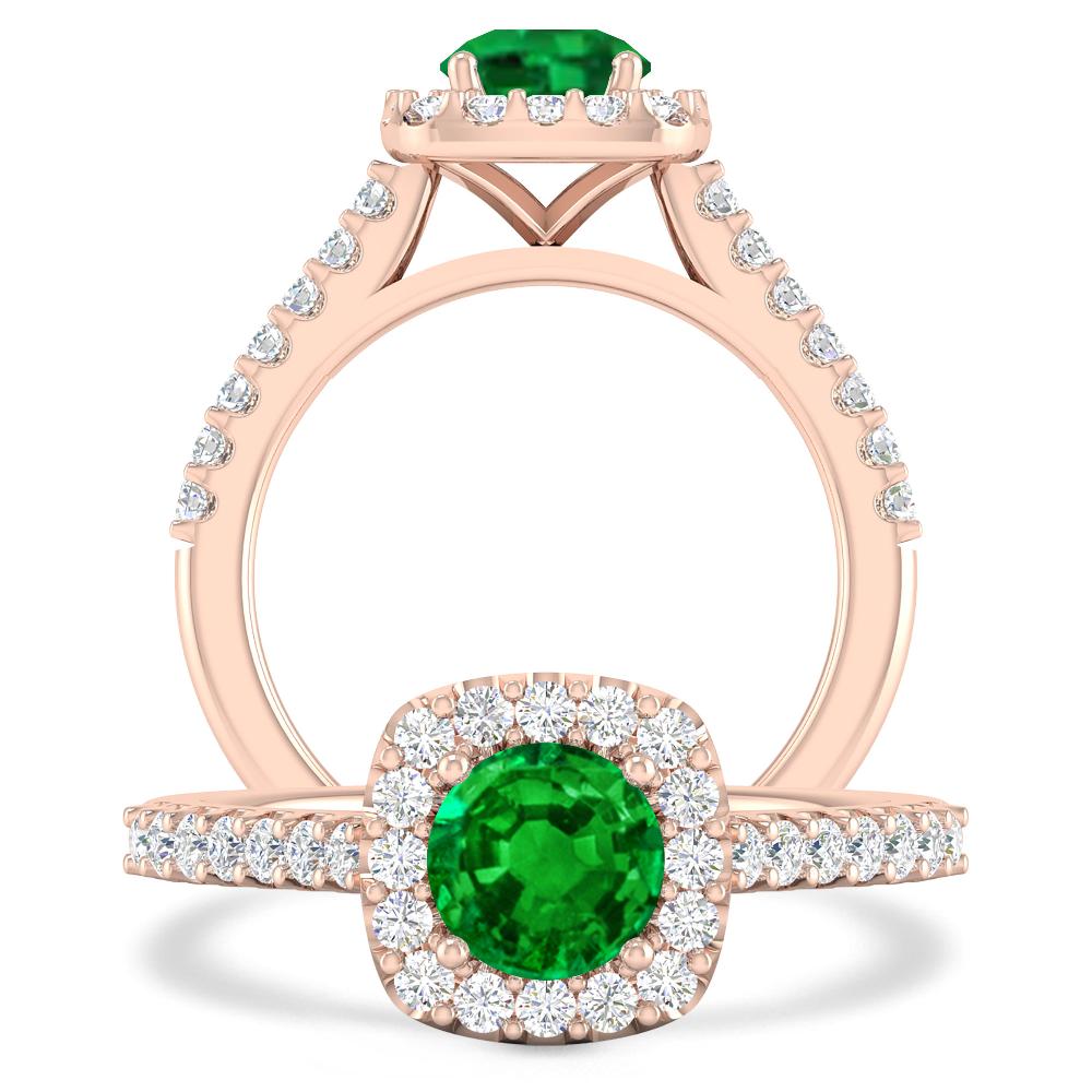 Rose Gold - Emerald