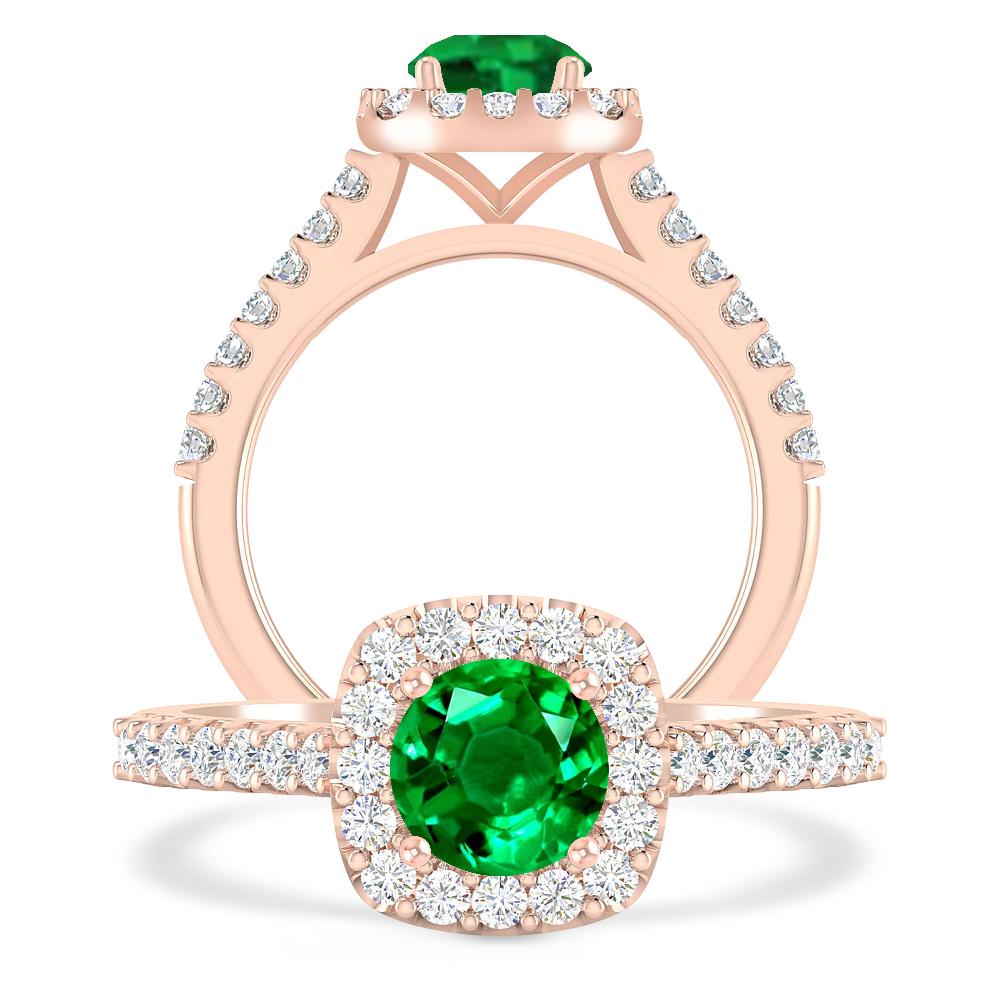 Rose Gold - Emerald