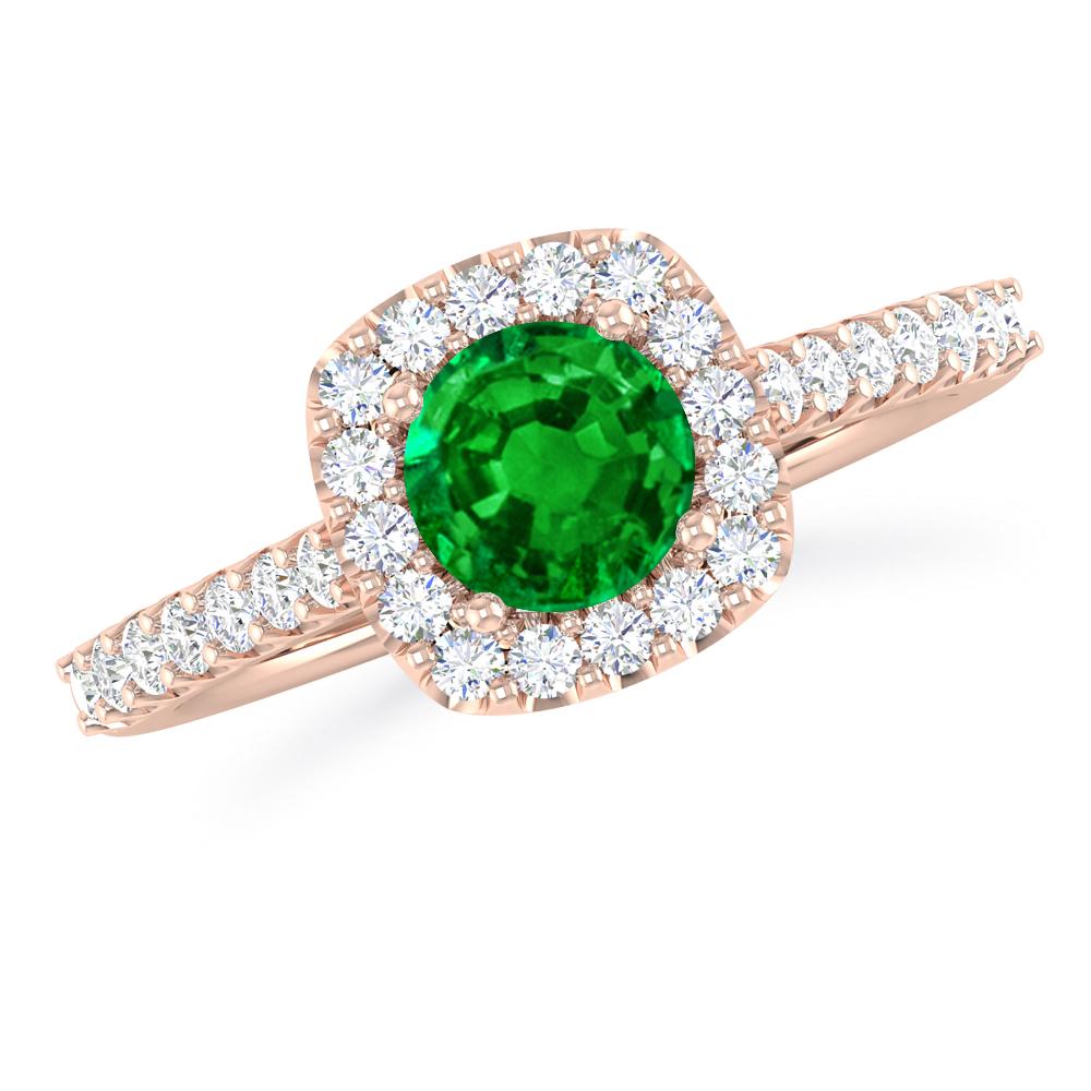 Rose Gold - Emerald