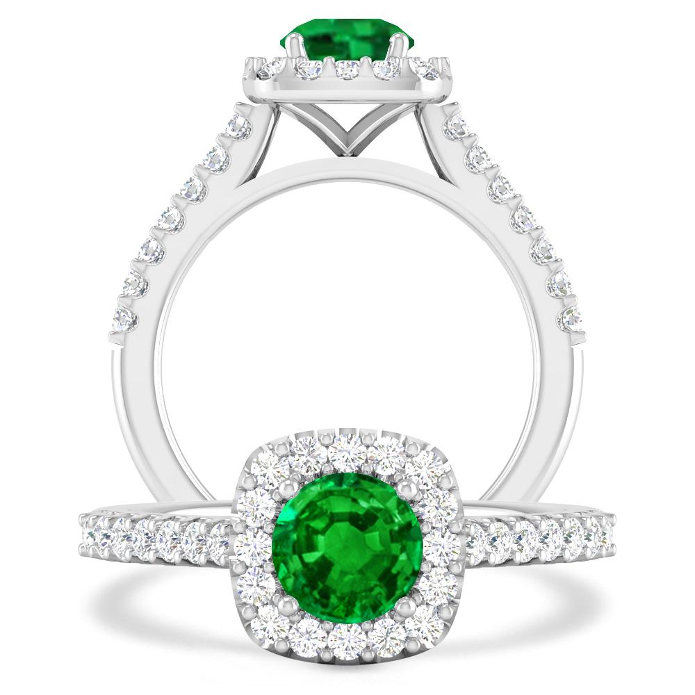 White Gold - Emerald