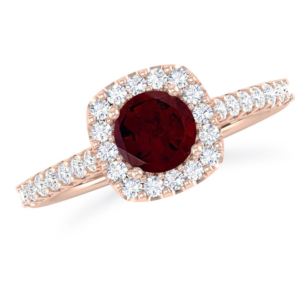 Rose Gold - Garnet