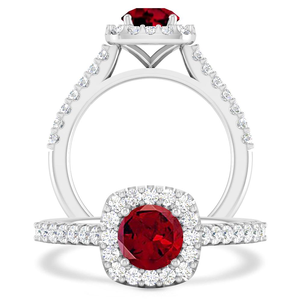 White Gold - Garnet