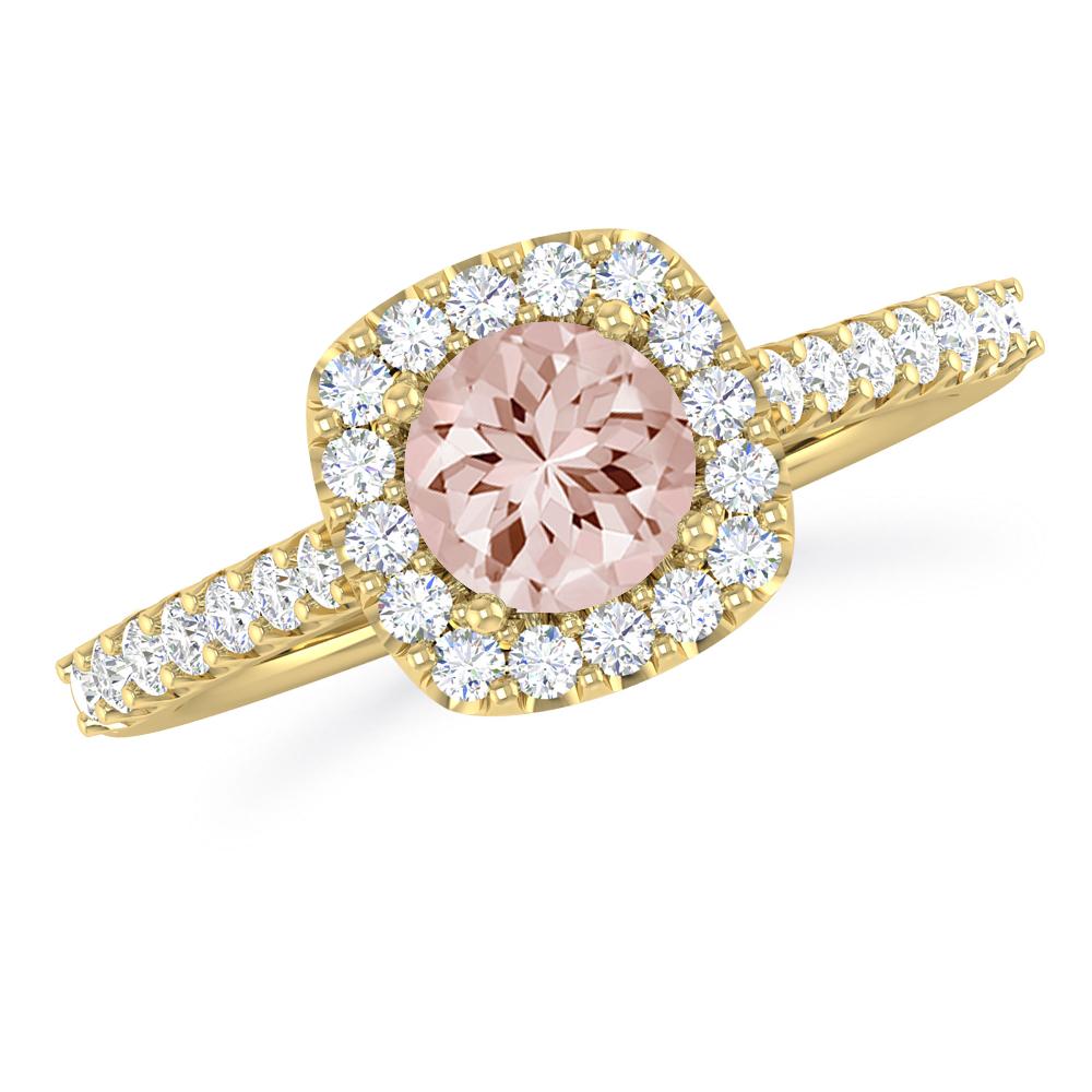 Yellow Gold - Morganite