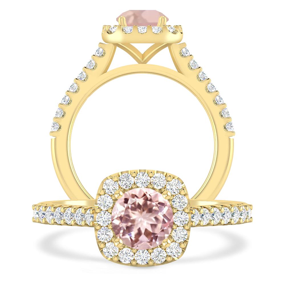 Yellow Gold - Morganite