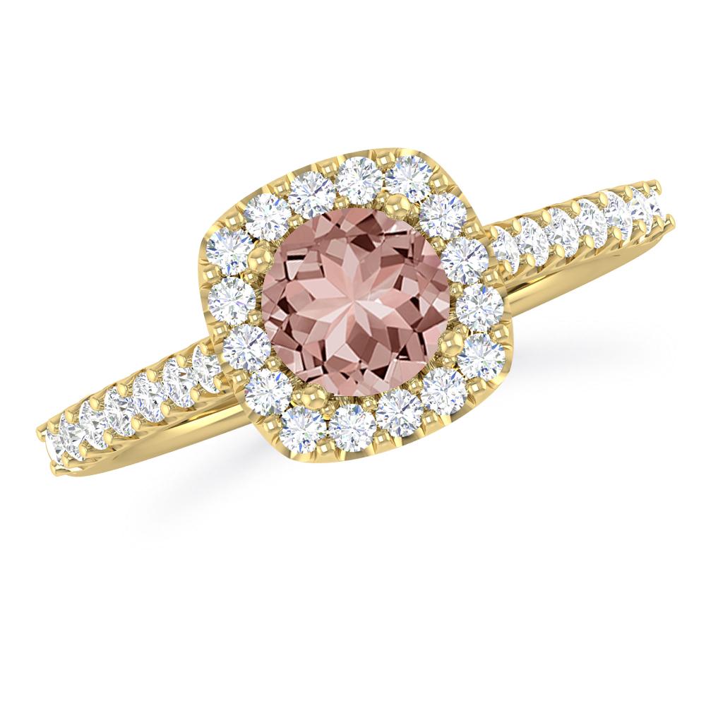 Yellow Gold - Morganite