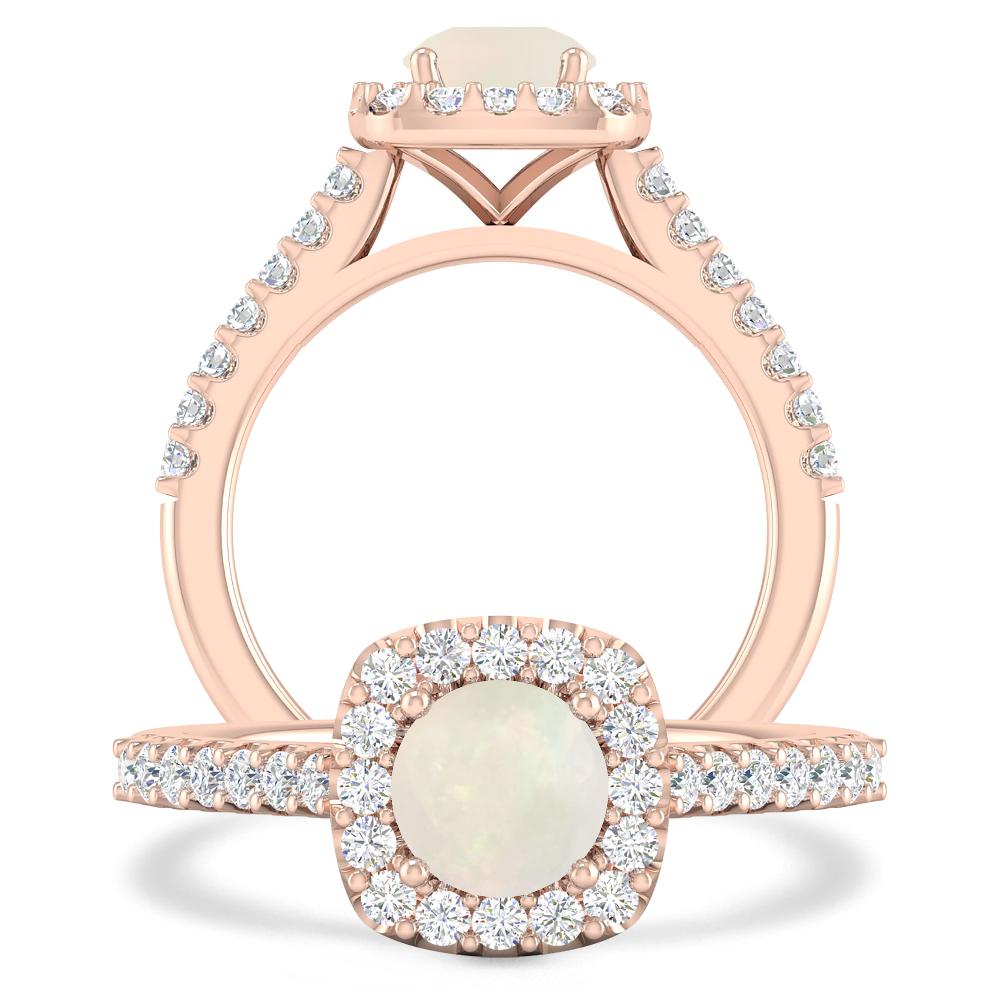 Rose Gold - Opal