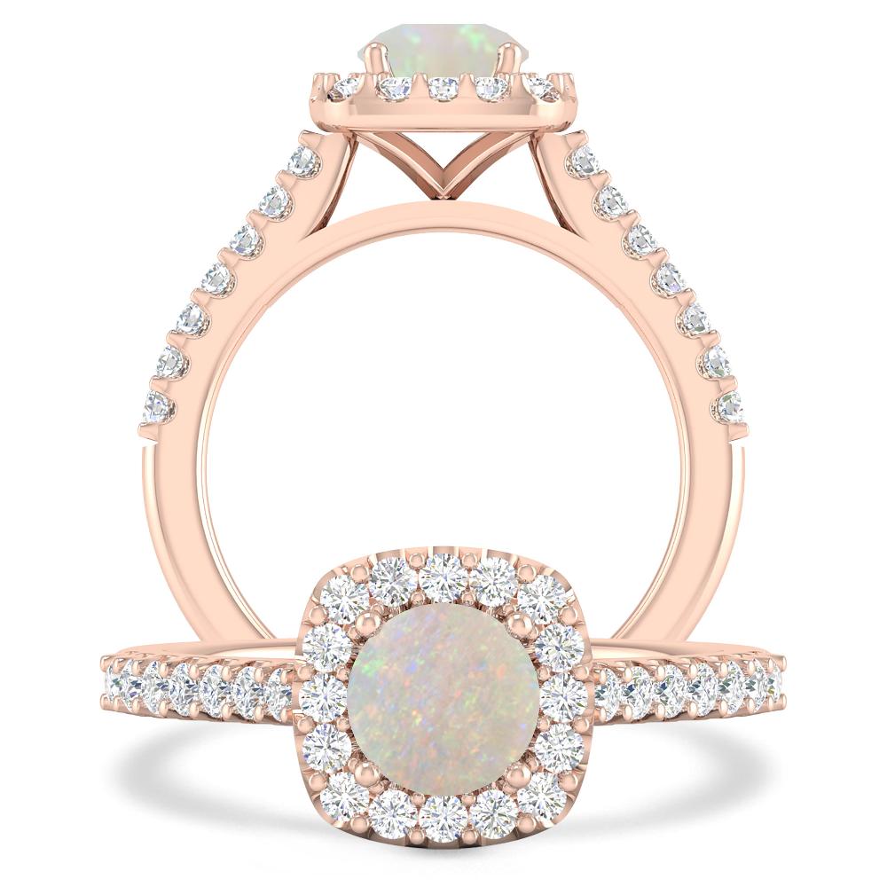 Rose Gold - Opal