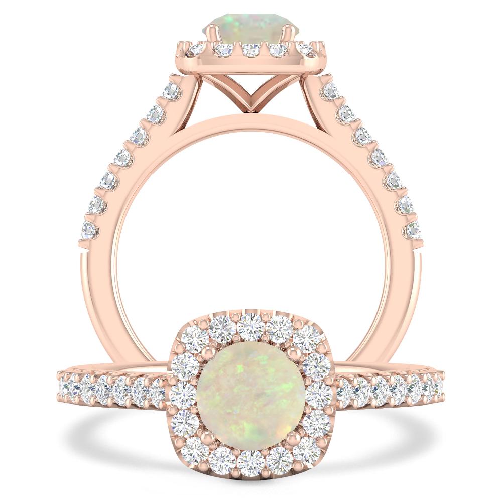 Rose Gold - Opal