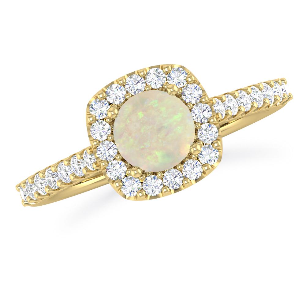 Yellow Gold - Opal