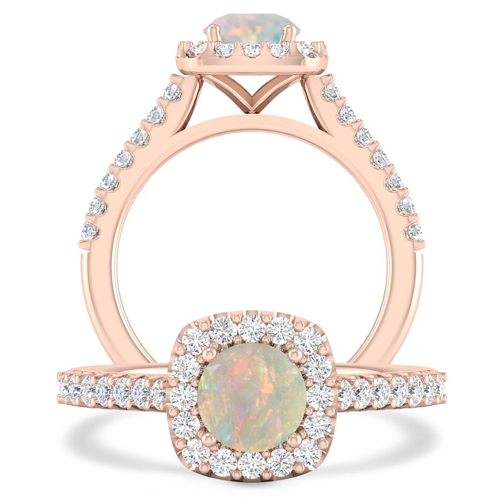 Rose Gold - Opal