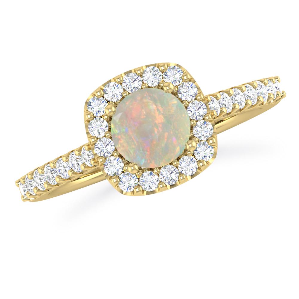 Yellow Gold - Opal