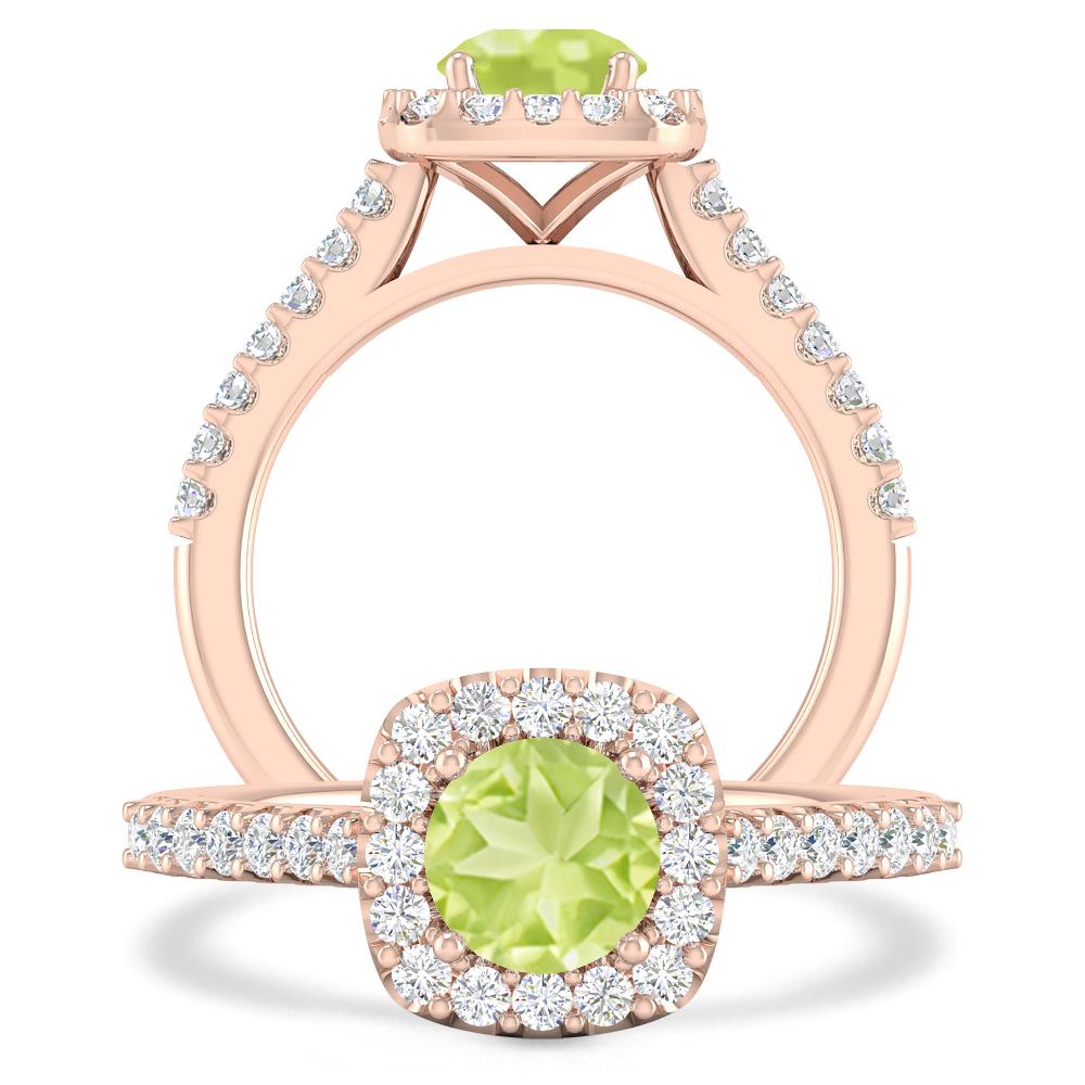 Rose Gold - Peridot