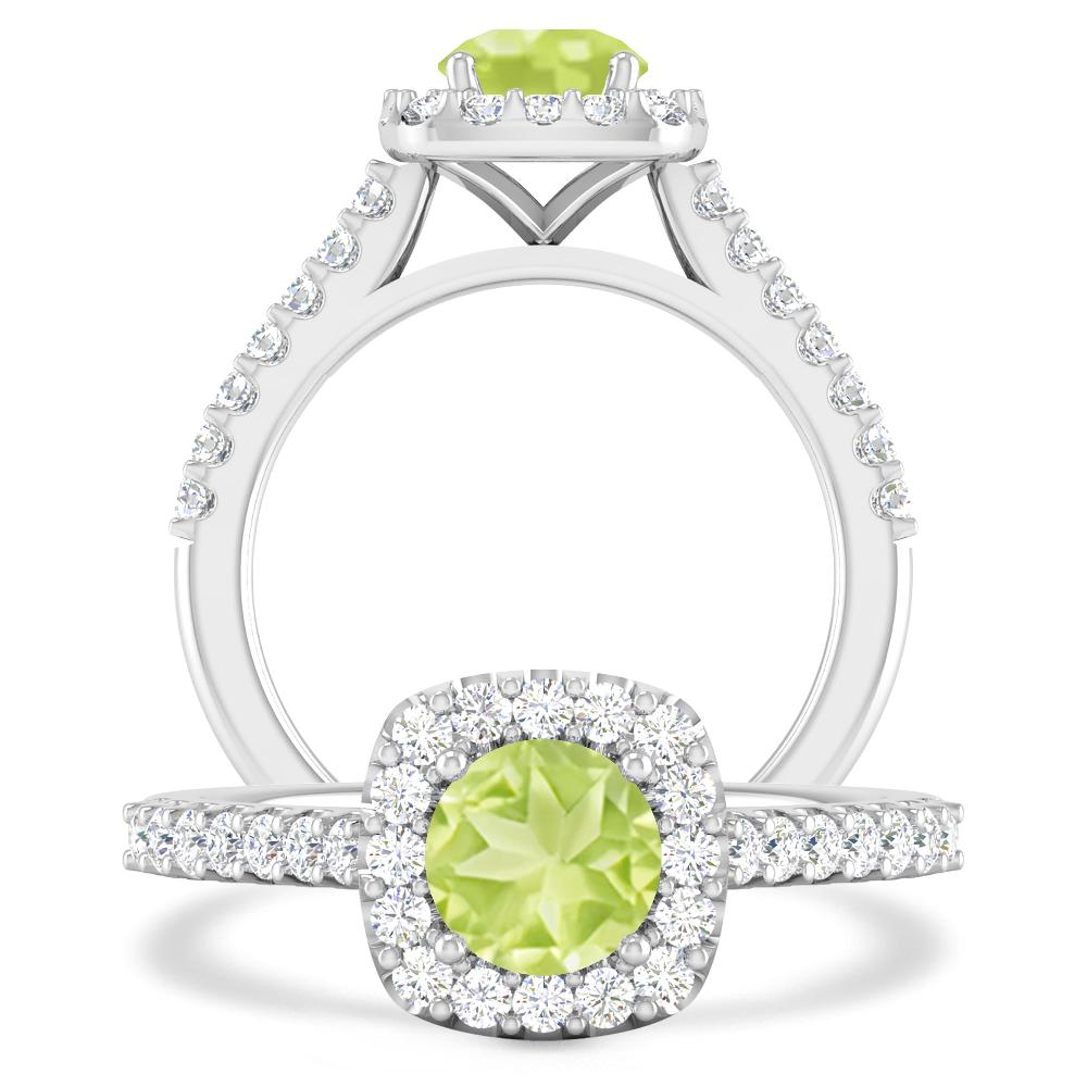 White Gold - Peridot