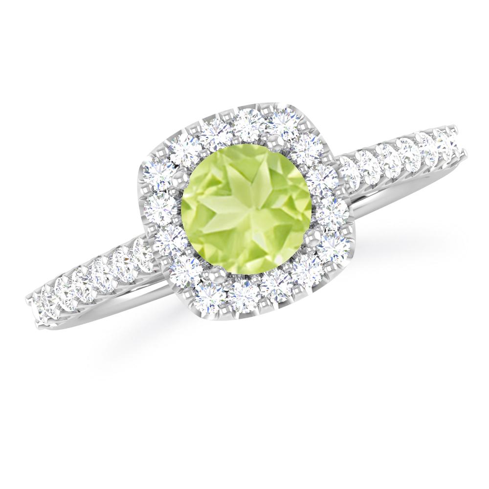 White Gold - Peridot