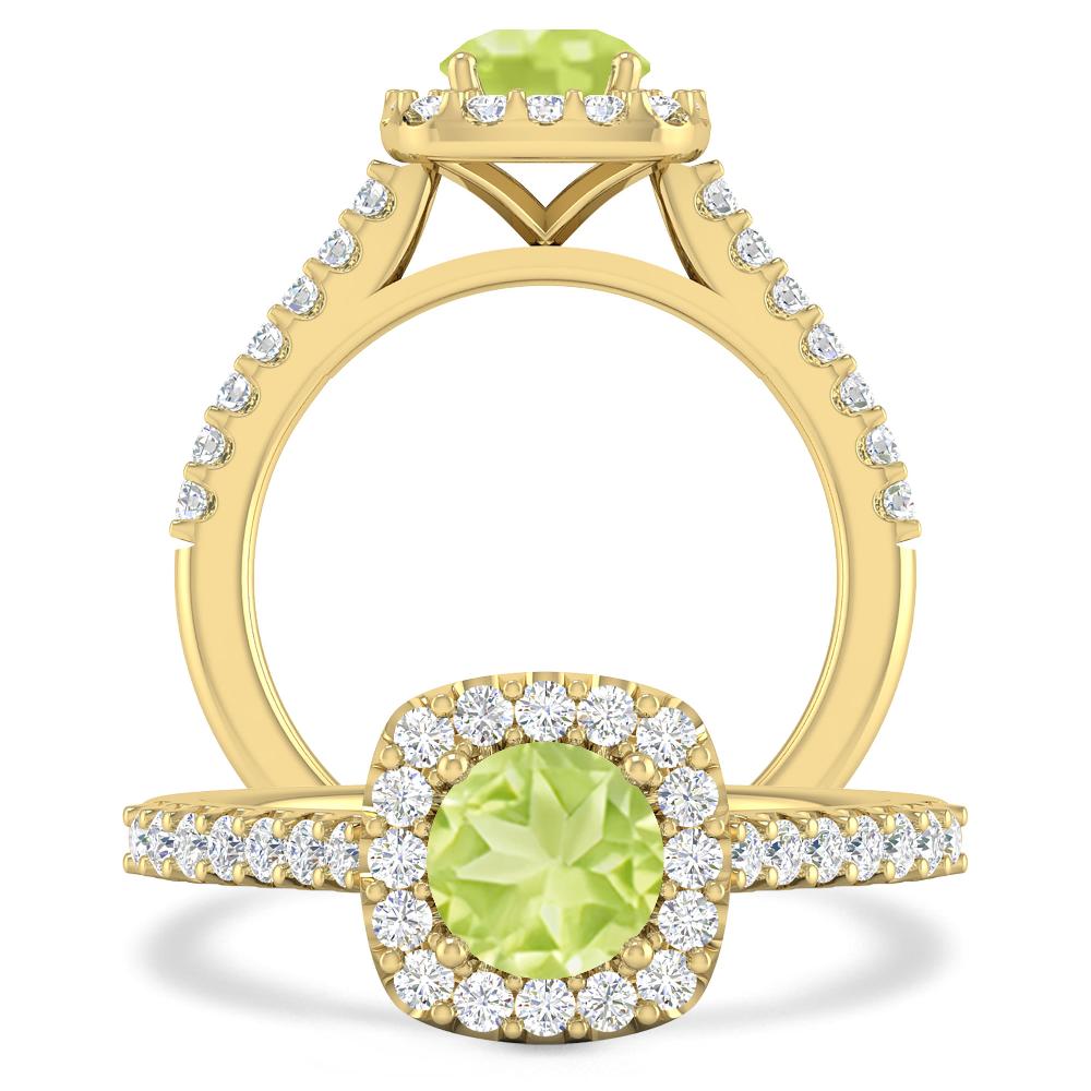 Yellow Gold - Peridot