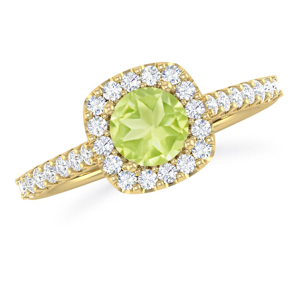 Yellow Gold - Peridot