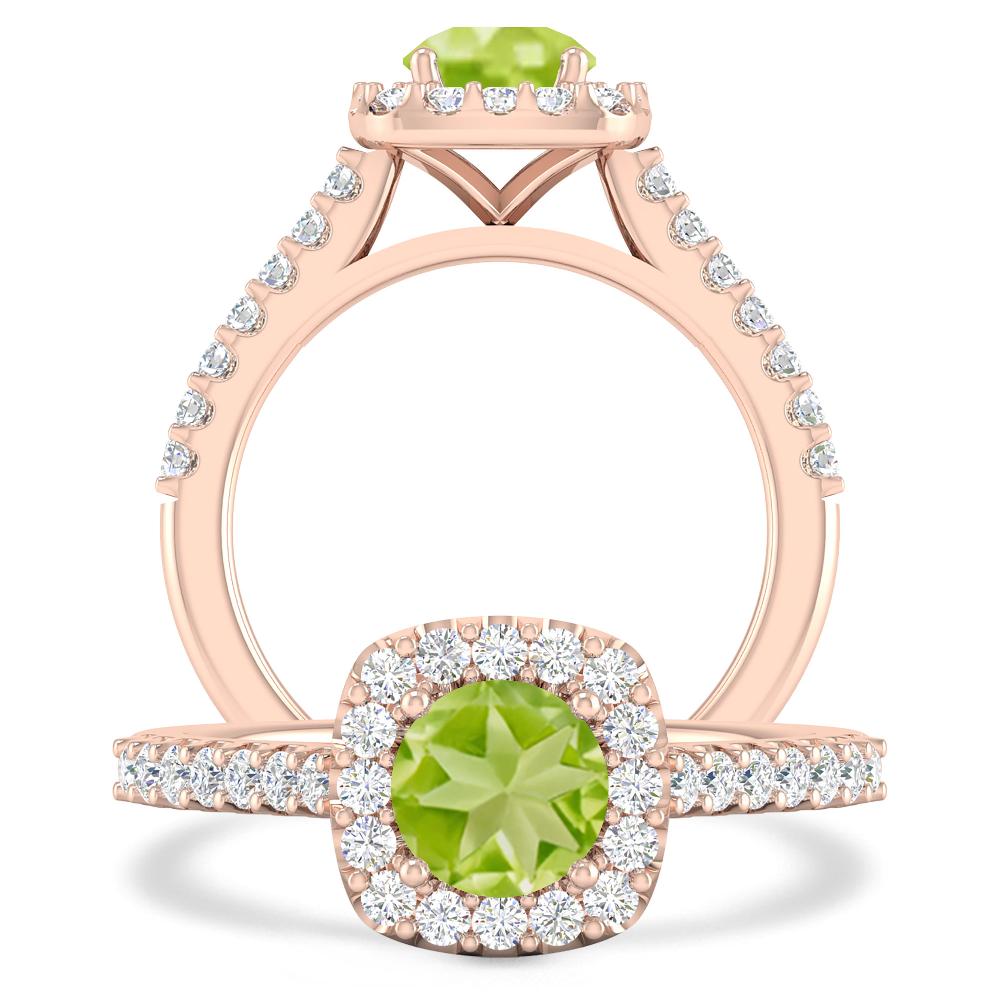 Rose Gold - Peridot