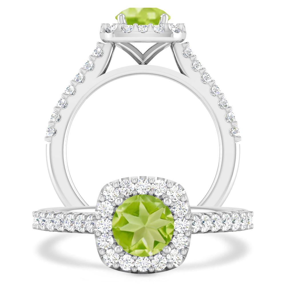 White Gold - Peridot