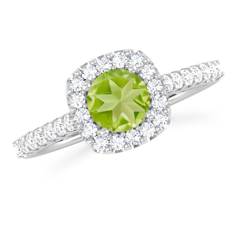 White Gold - Peridot